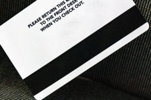 card with magnetic stripe