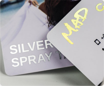 gold / silver foil stamp