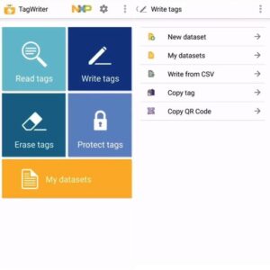 write tags tab