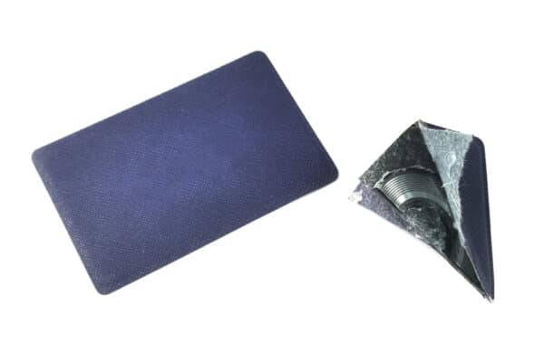leather key card