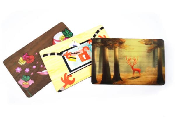 wooden key card