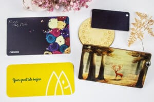 different sized rfid key card