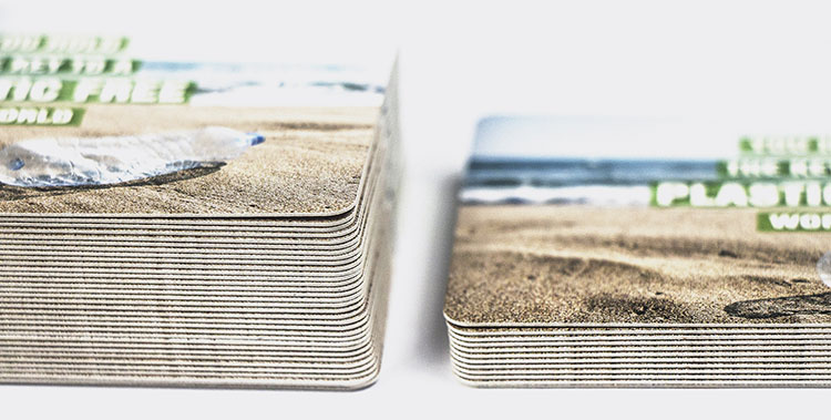a stack of rfid paper card