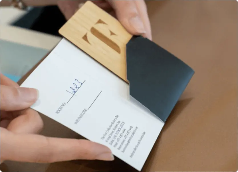 wood key cards